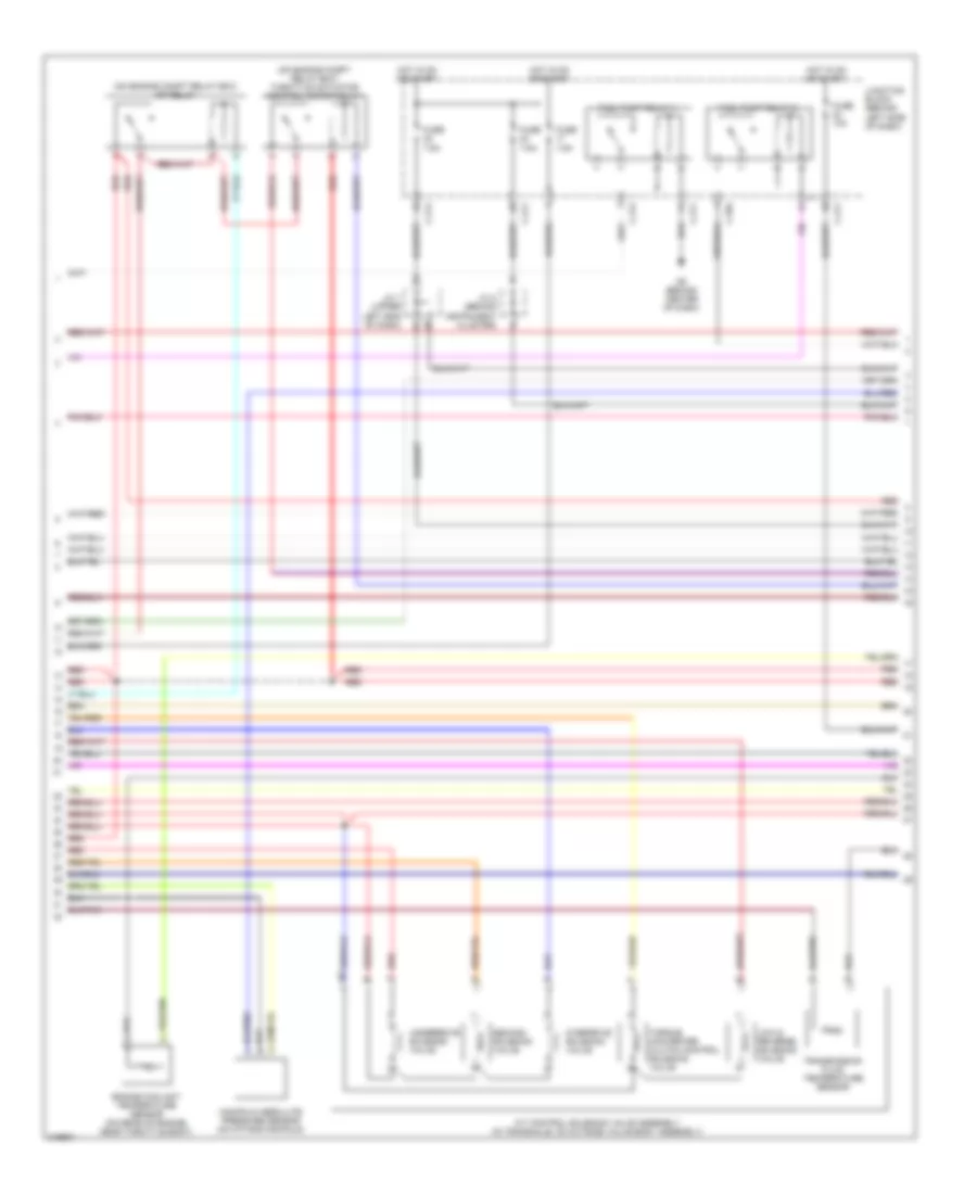 3.8L, Engine Performance Wiring Diagram (2 of 5) for Mitsubishi Galant DE 2006