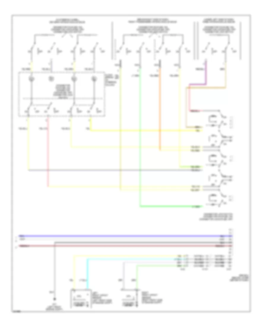 Supplemental Restraints Wiring Diagram Evolution 4 of 4 for Mitsubishi Lancer DE 2010