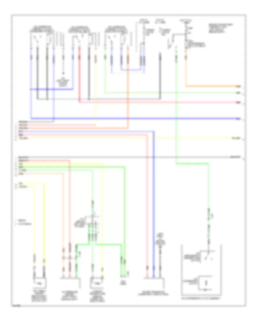2.0L, Automatic AC Wiring Diagram (2 of 3) for Mitsubishi Lancer DE 2010