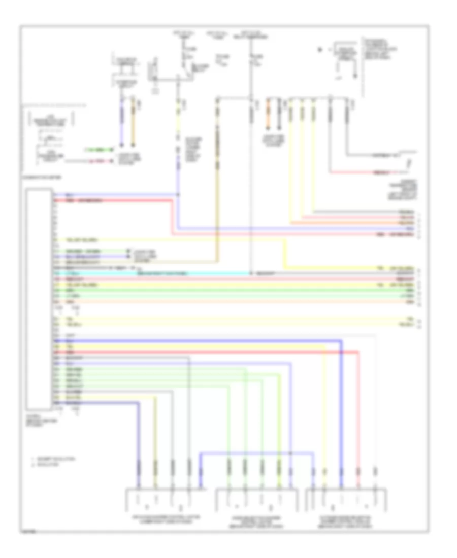 2.0L Turbo, Automatic AC Wiring Diagram (1 of 3) for Mitsubishi Lancer DE 2010