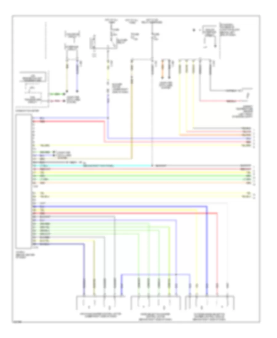 2.4L, Automatic AC Wiring Diagram (1 of 3) for Mitsubishi Lancer DE 2010
