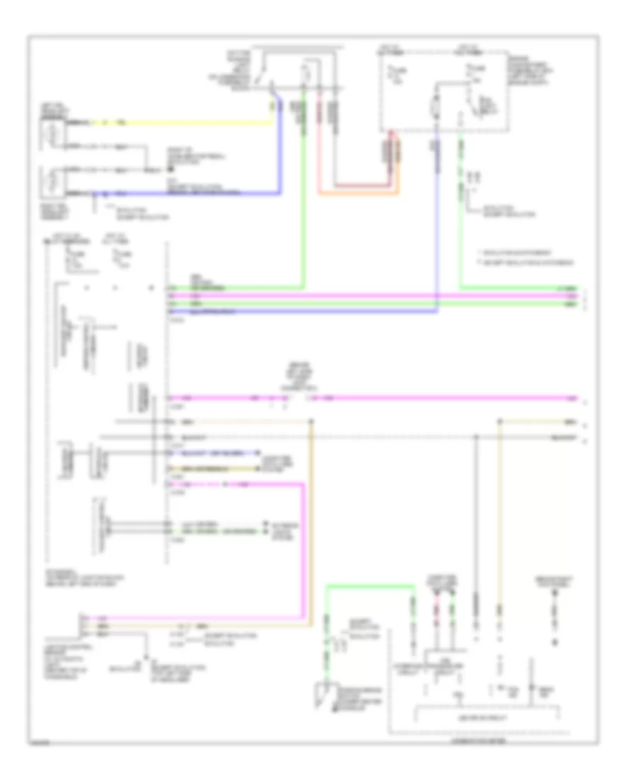 Headlights Wiring Diagram with High Intensity Discharge 1 of 2 for Mitsubishi Lancer DE 2010