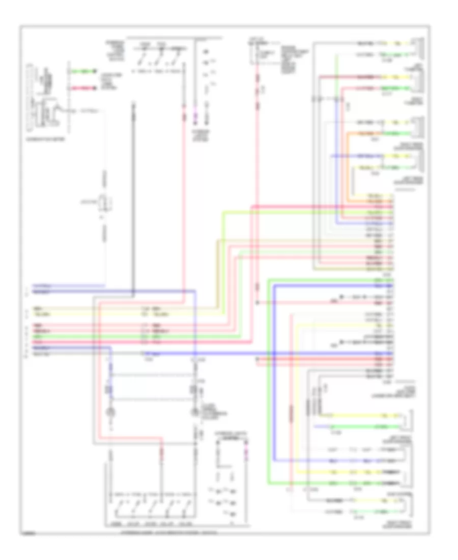 Radio Wiring Diagram Evolution without Multi Communication System with Amplifier 2 of 2 for Mitsubishi Lancer DE 2010