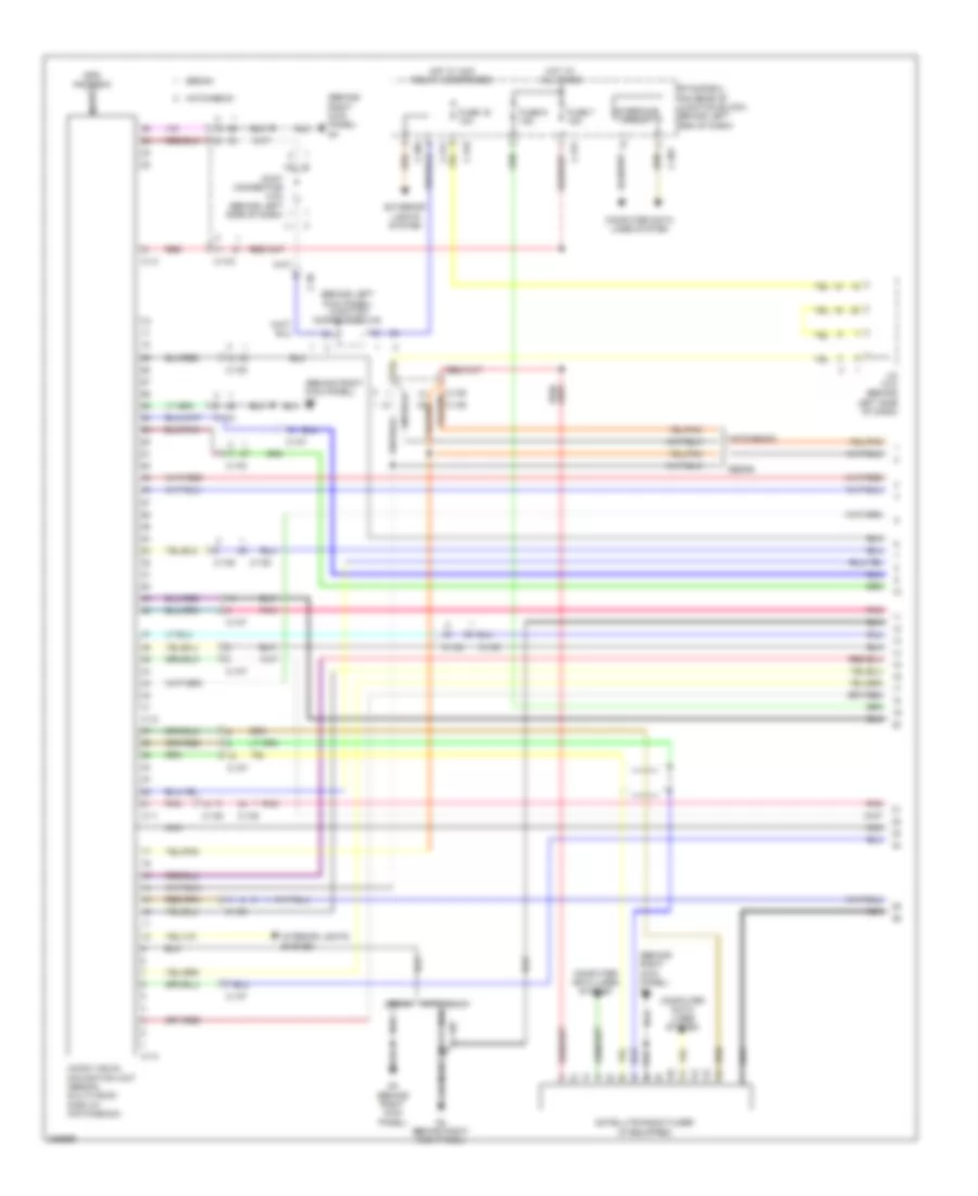 Radio Wiring Diagram Except Evolution with Multi Communication System with Amplifier 1 of 3 for Mitsubishi Lancer DE 2010