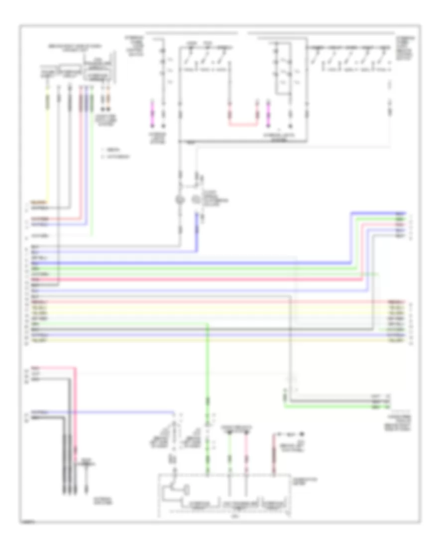Radio Wiring Diagram Except Evolution with Multi Communication System without Amplifier 2 of 3 for Mitsubishi Lancer DE 2010