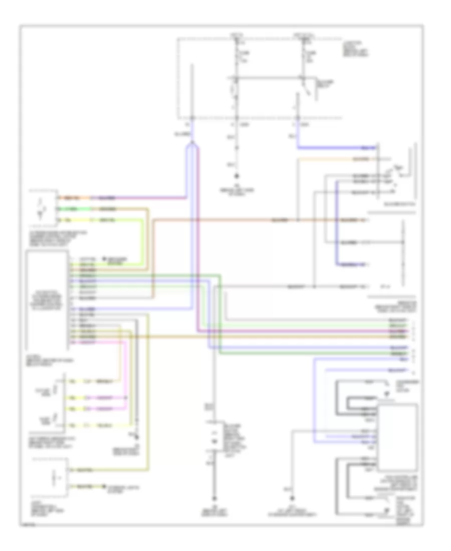 Manual A C Wiring Diagram 1 of 2 for Mitsubishi Outlander XLS 2004