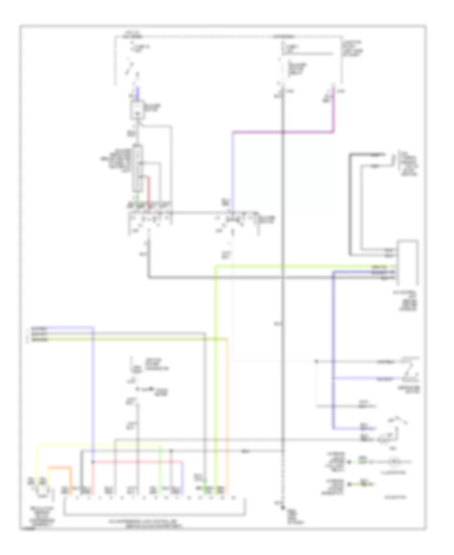 3.0L DOHC, Air Conditioning Wiring Diagrams (2 of 2) for Mitsubishi 3000GT SL 1998