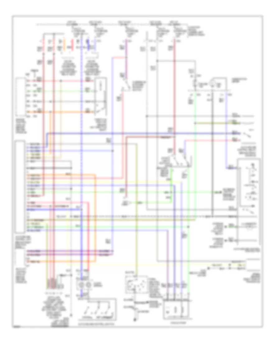 Cruise Control Wiring Diagram A T for Mitsubishi 3000GT SL 1998 3000