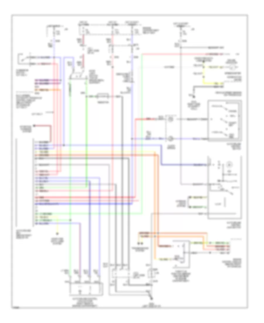 2.4L, Cruise Control Wiring Diagram for Mitsubishi Eclipse RS 1996