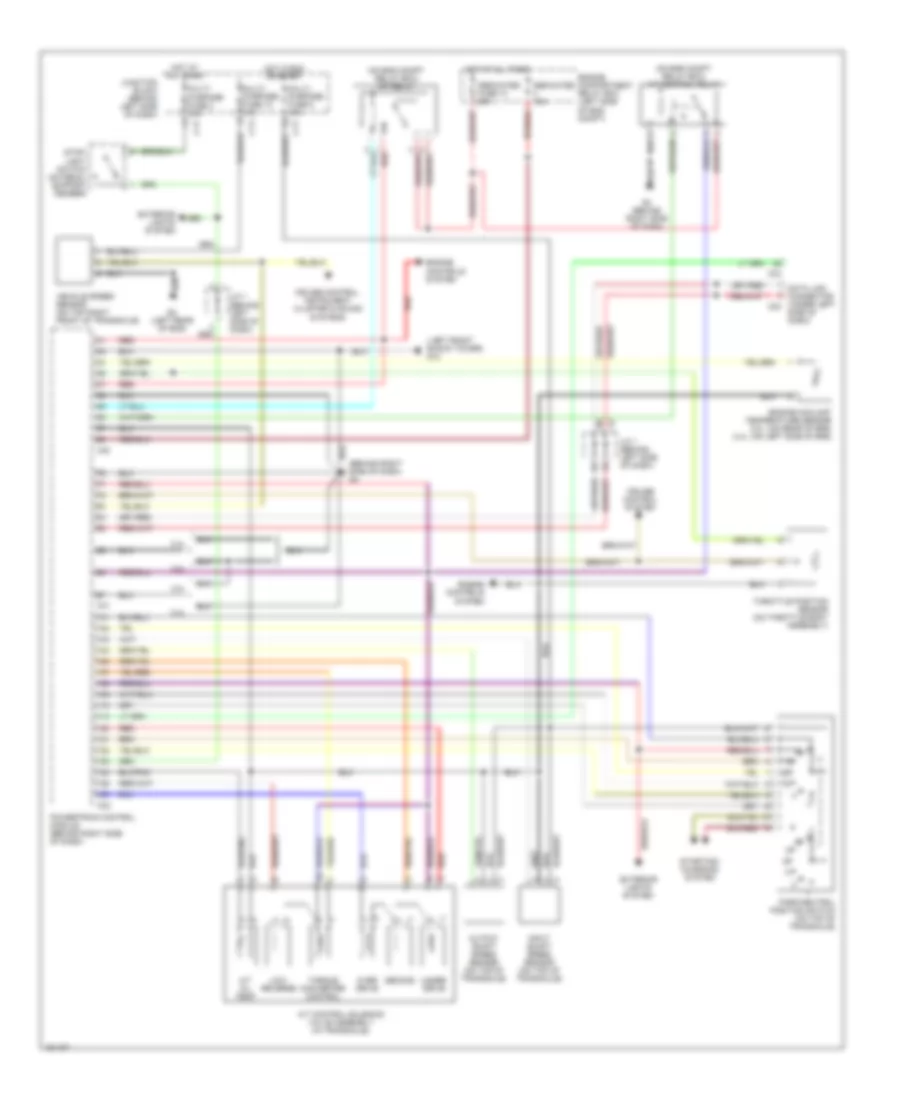 AT Wiring Diagram for Mitsubishi Galant ES 2001