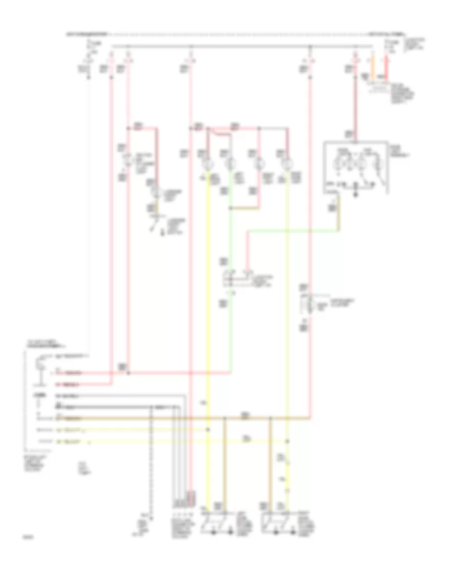 Courtesy Lamps Wiring Diagram for Mitsubishi 3000GT SL 1994 3000