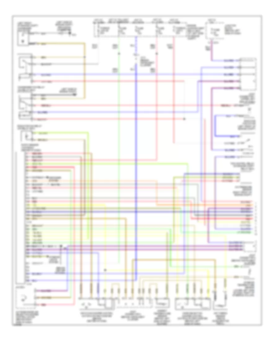 Automatic A C Wiring Diagram 1 of 2 for Mitsubishi Galant ES 2006