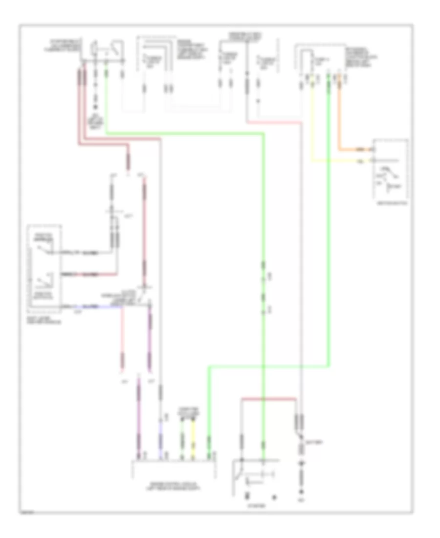 Starting Wiring Diagram, Evolution for Mitsubishi Lancer ES 2010