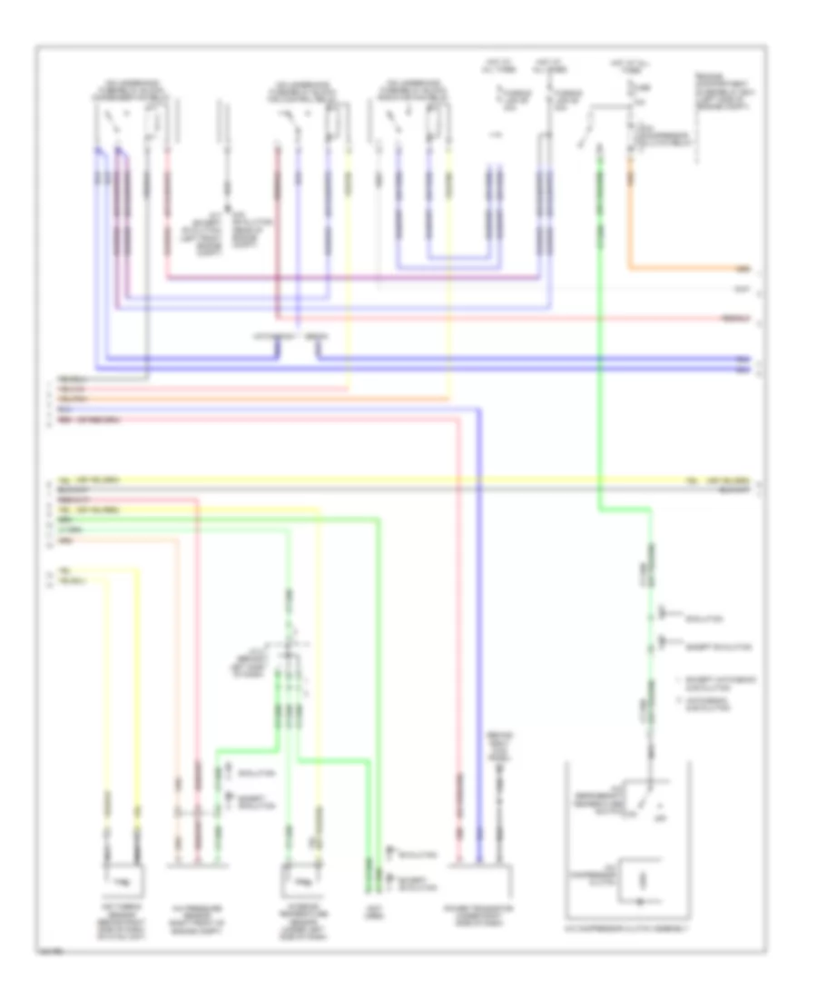 2.0L Turbo, Automatic AC Wiring Diagram (2 of 3) for Mitsubishi Lancer ES 2010