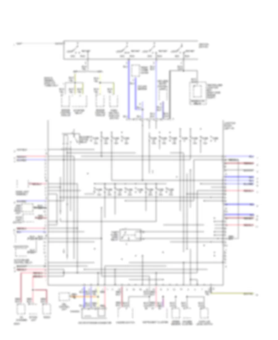 Power Distribution Wiring Diagram 2 of 3 for Mitsubishi 3000GT VR 4 1994 3000