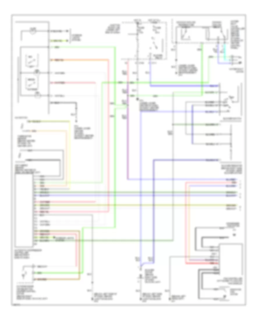 2 4L Manual A C Wiring Diagram 1 of 2 for Mitsubishi Eclipse GS 2005