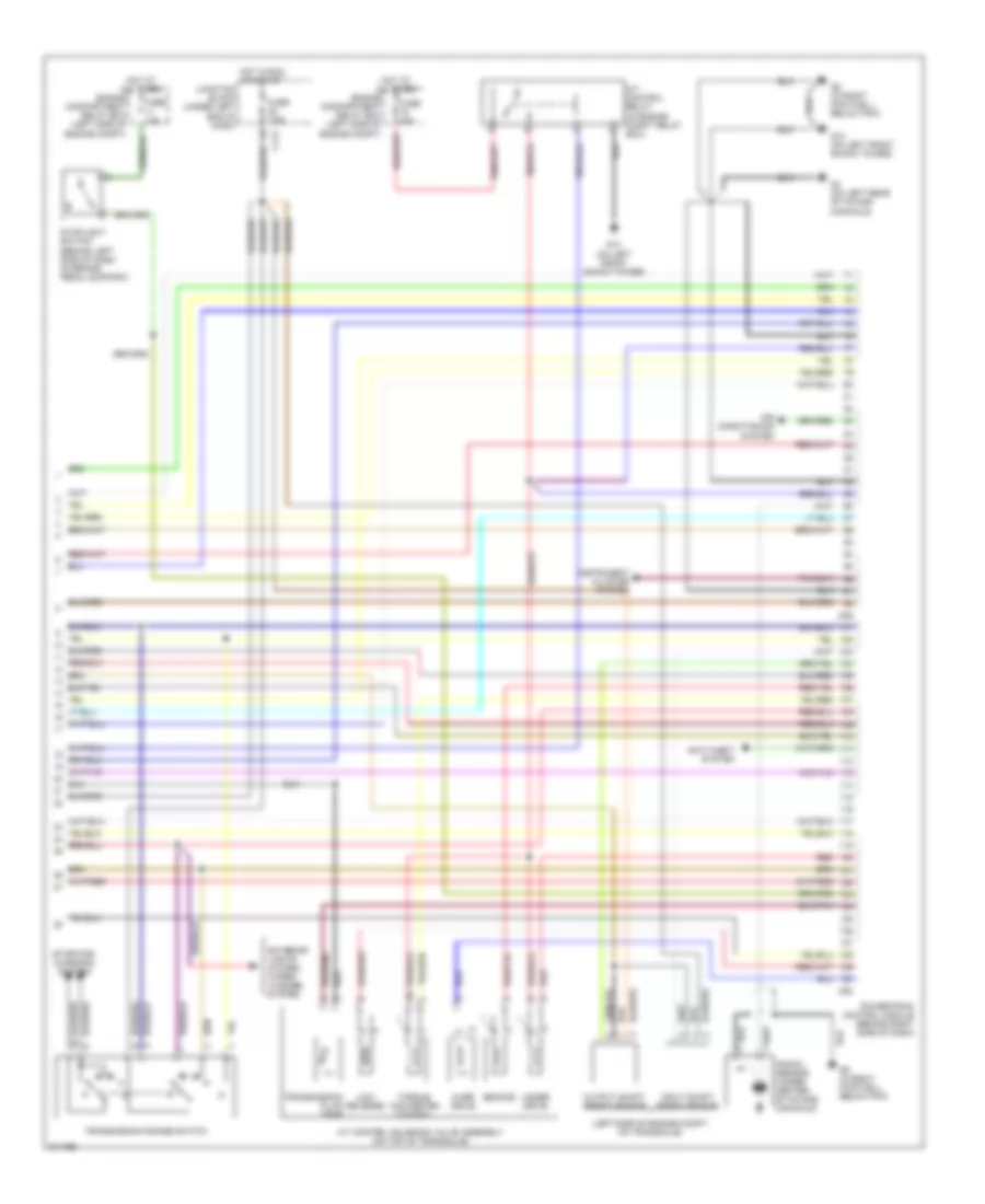 3 0L Engine Performance Wiring Diagram with A T 4 of 4 for Mitsubishi Eclipse GS 2005