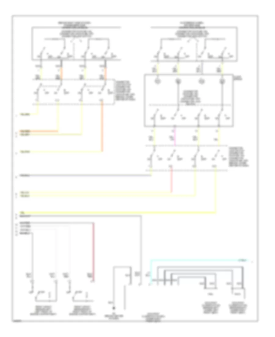 Supplemental Restraints Wiring Diagram 2 of 3 for Mitsubishi Galant GTS 2006