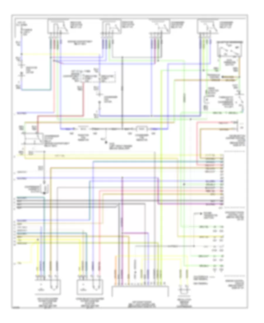 3.0L DOHC, Air Conditioning Wiring Diagrams (2 of 2) for Mitsubishi Diamante 1994