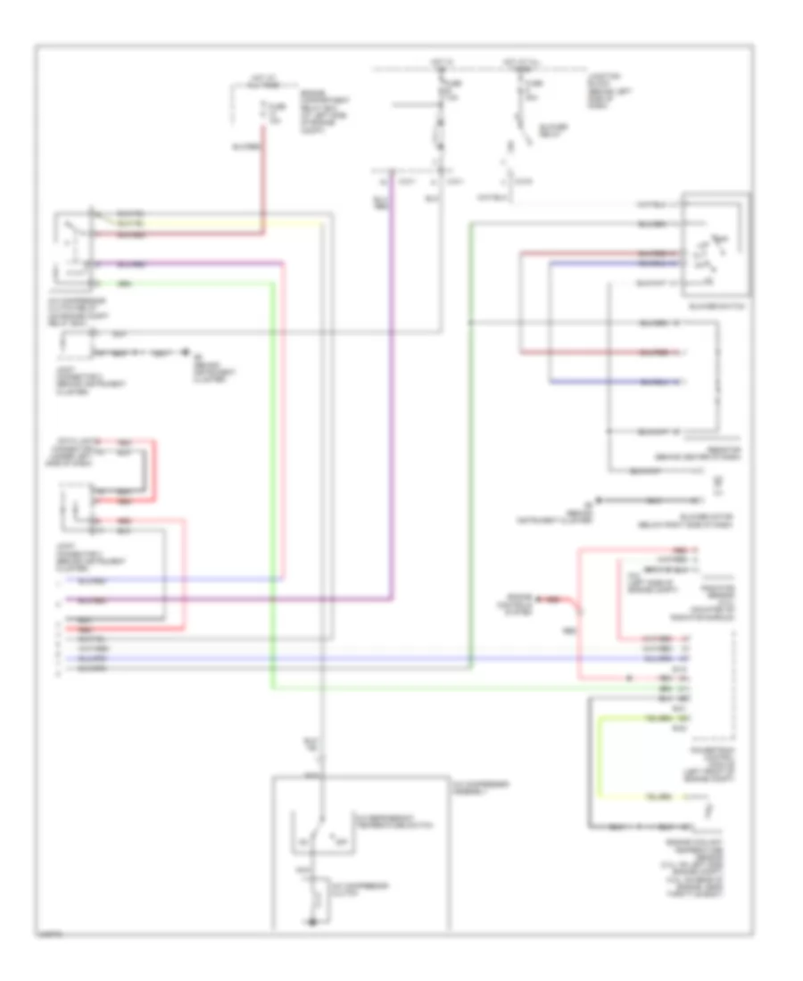 Manual AC Wiring Diagram, Low Option (2 of 2) for Mitsubishi Galant LS 2006