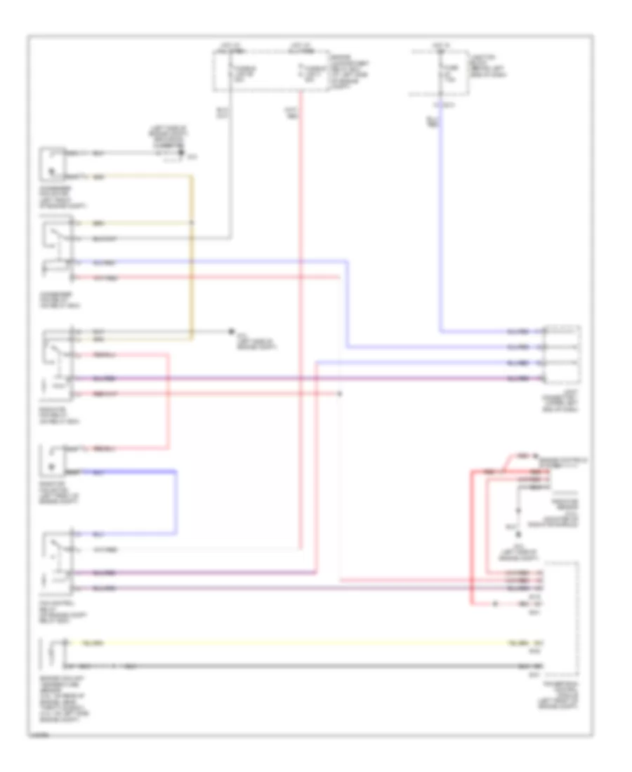 Cooling Fan Wiring Diagram for Mitsubishi Galant LS 2006