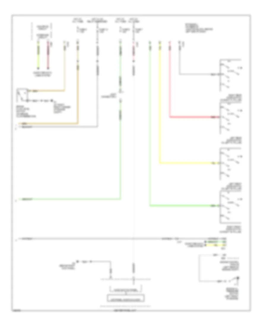 Instrument Cluster Wiring Diagram, Evolution (2 of 2) for Mitsubishi Lancer Evolution MR 2010