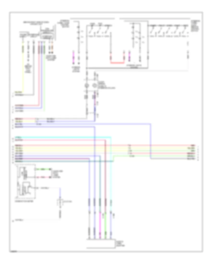 Radio Wiring Diagram, Evolution with Multi-Communication System (2 of 3) for Mitsubishi Lancer Evolution MR 2010