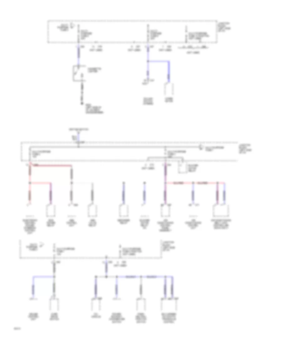 Power Distribution Wiring Diagram (7 of 7) for Mitsubishi Diamante ES 1994