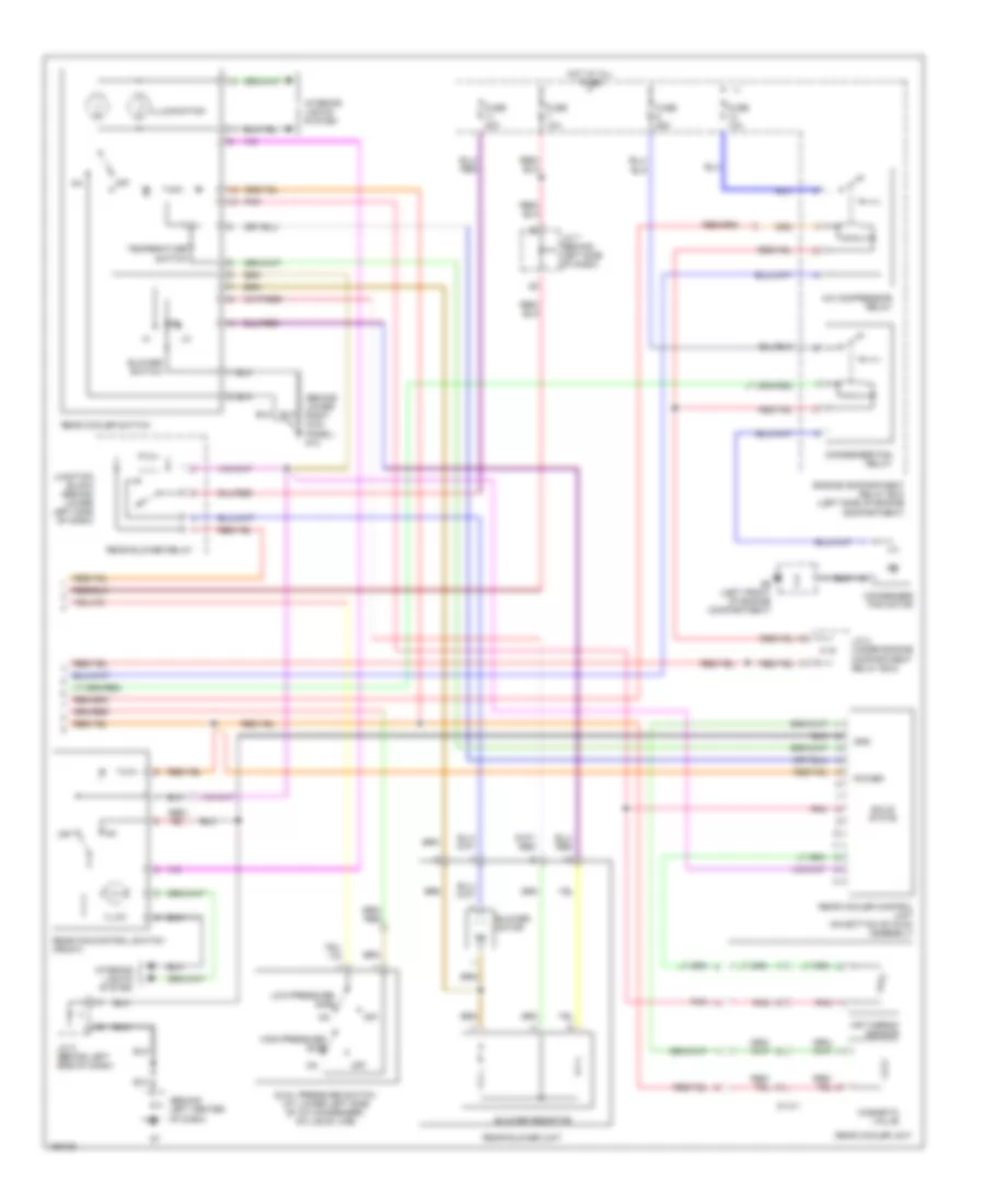 Automatic A C Wiring Diagram with Rear Cooler 2 of 2 for Mitsubishi Montero Limited 2002