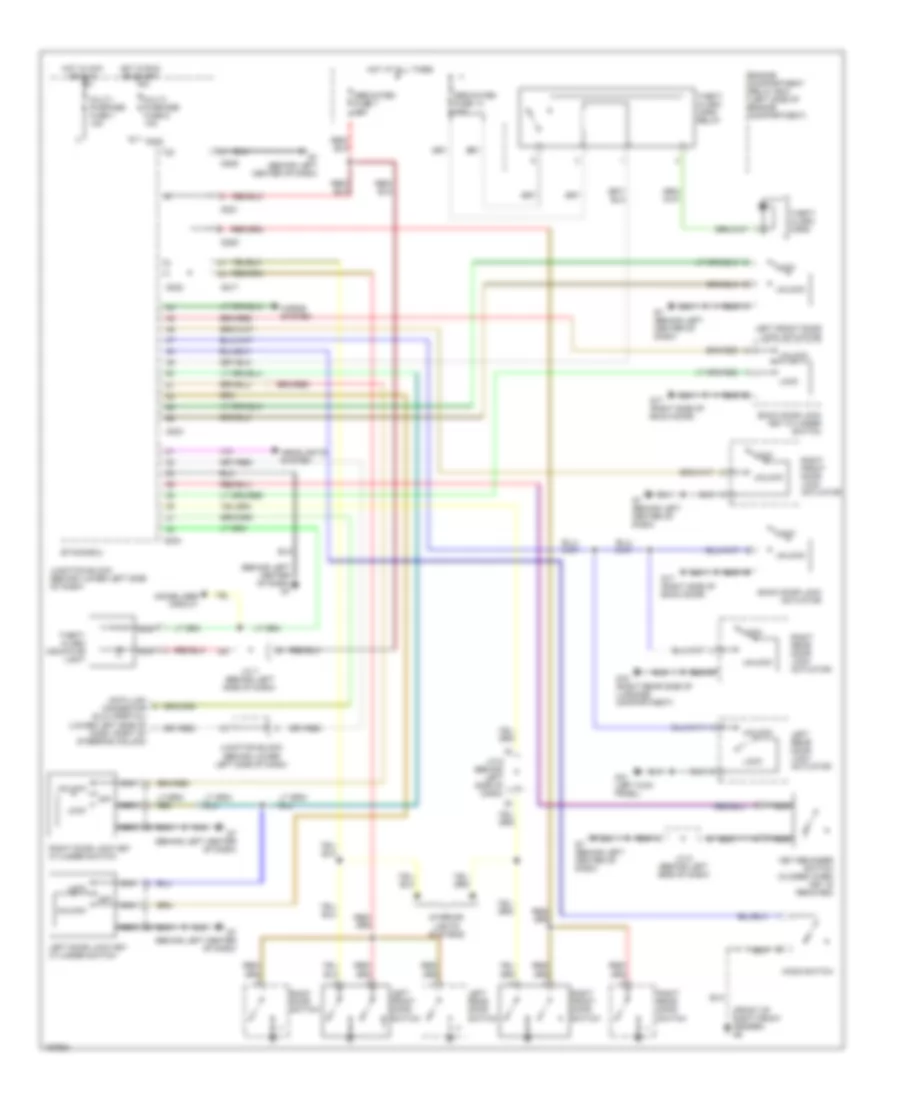 Forced Entry Wiring Diagram for Mitsubishi Montero Limited 2002