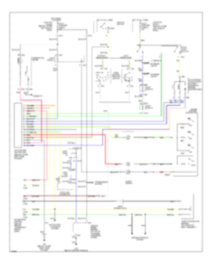 Cruise Control Wiring Diagram for Mitsubishi Montero Limited 2002