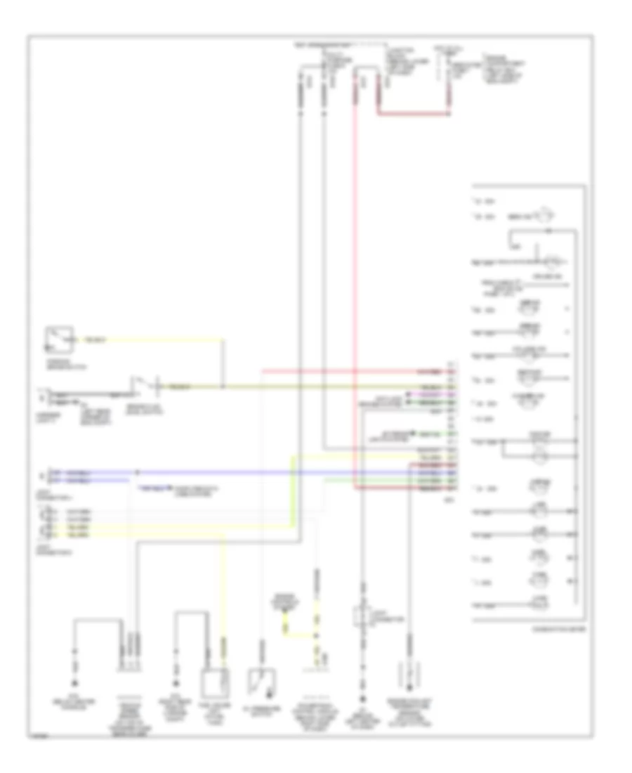 Instrument Cluster Wiring Diagram 2 of 2 for Mitsubishi Montero Limited 2002