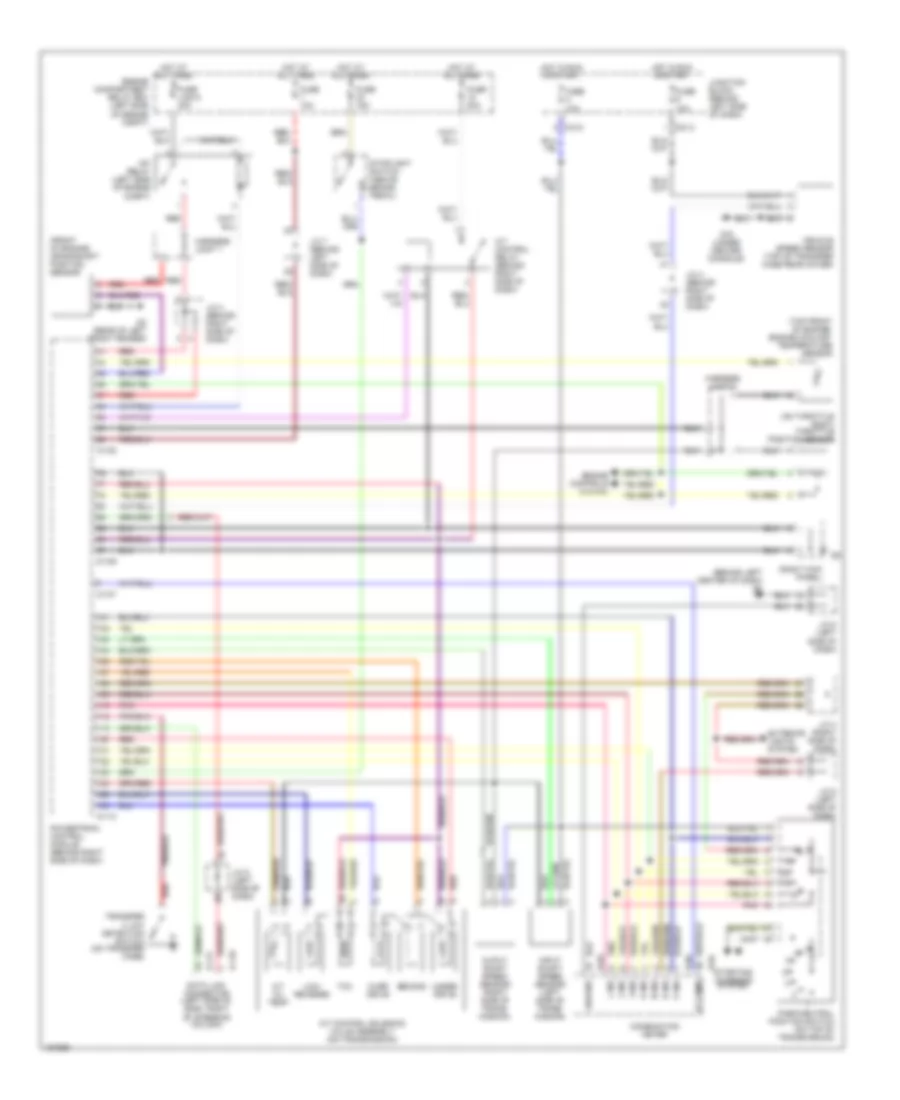A T Wiring Diagram 4 Speed A T for Mitsubishi Montero Limited 2002
