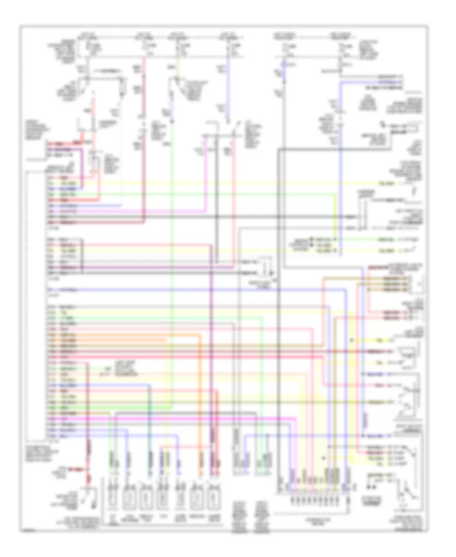 A T Wiring Diagram 5 Speed A T for Mitsubishi Montero Limited 2002
