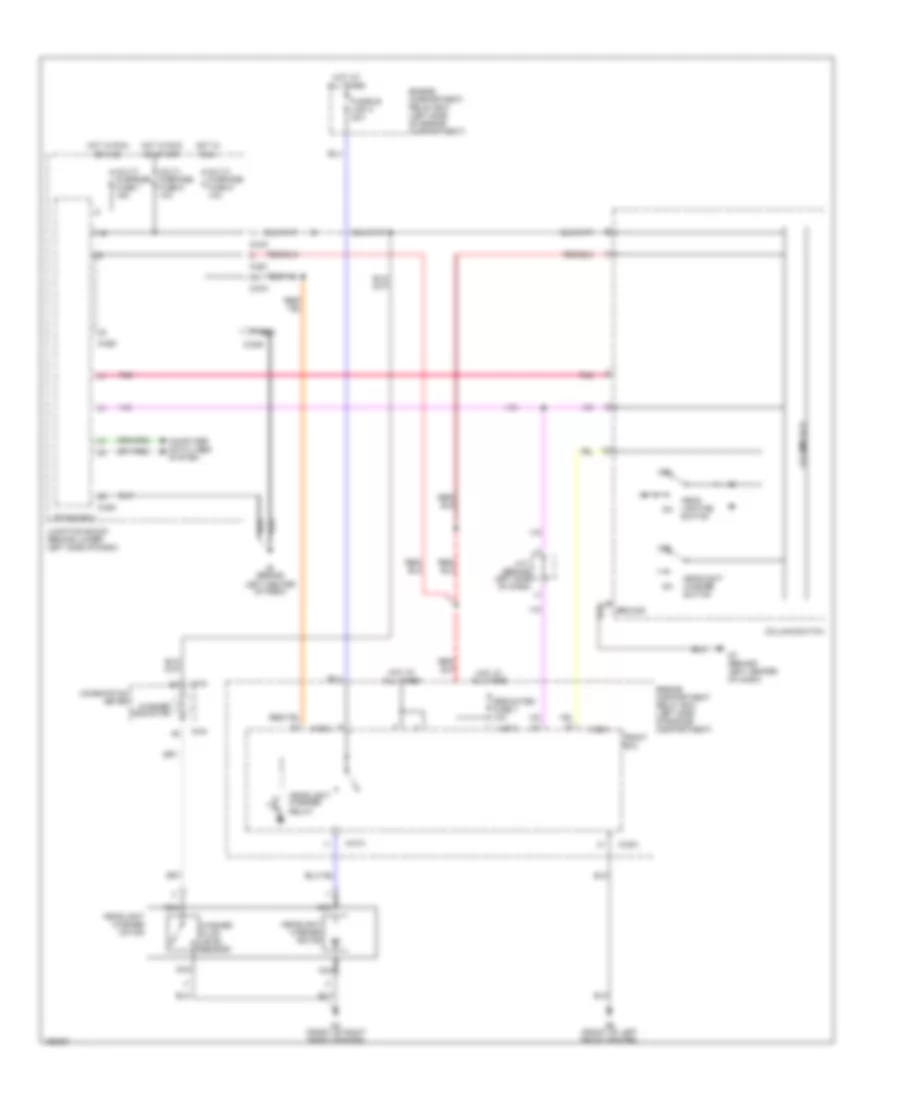 схема шайбы фары для Mitsubishi Montero Limited 2002