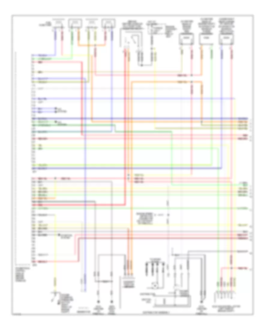 1 5L Engine Performance Wiring Diagrams with A T 1 of 4 for Mitsubishi Mirage DE 2001