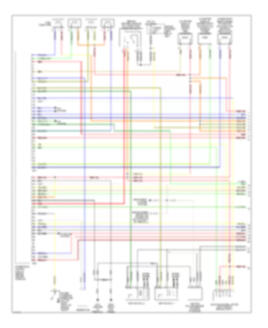 1 8L Engine Performance Wiring Diagrams with A T 1 of 4 for Mitsubishi Mirage DE 2001