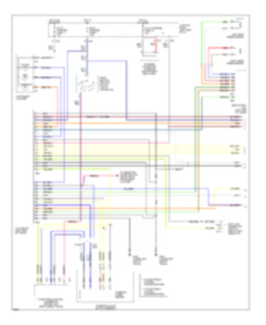 Traction Control Wiring Diagram 1 of 2 for Mitsubishi Diamante LS 1994
