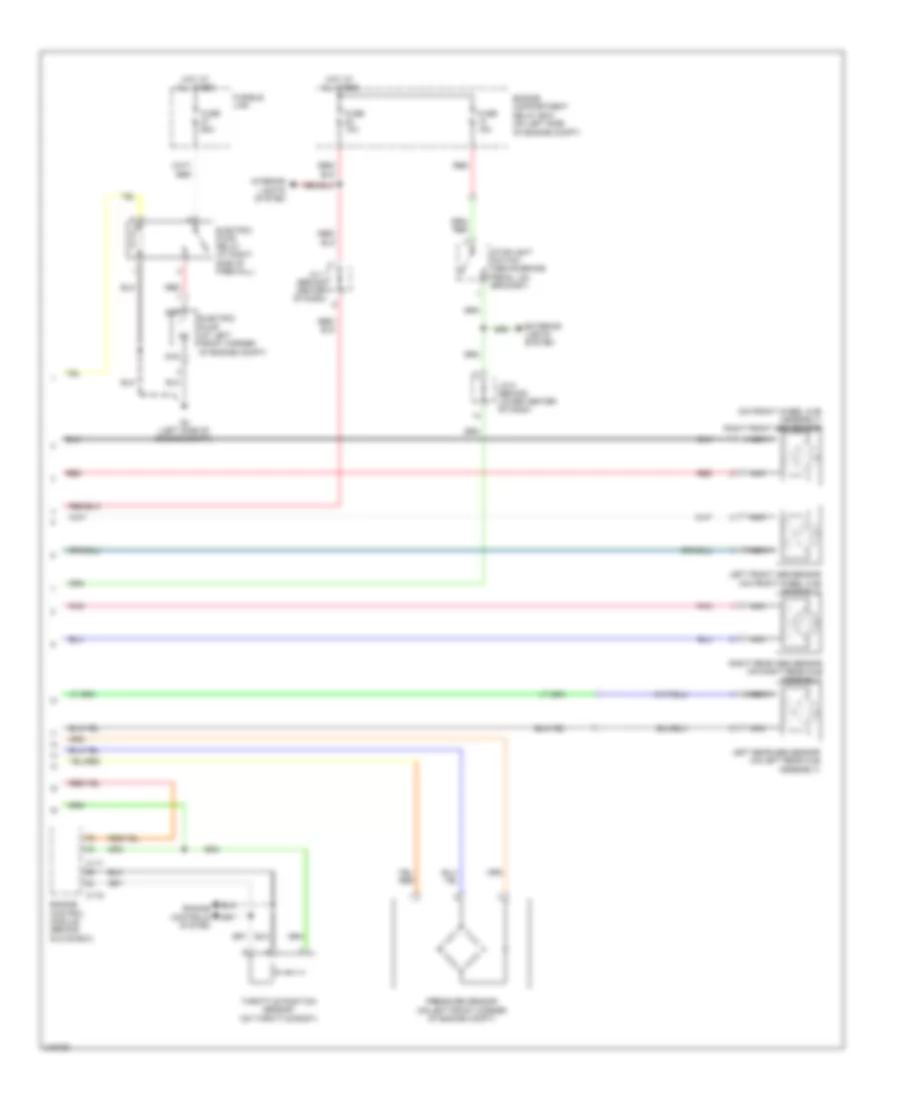 4WD Wiring Diagram Evolution without ABS 2 of 2 for Mitsubishi Lancer ES 2006