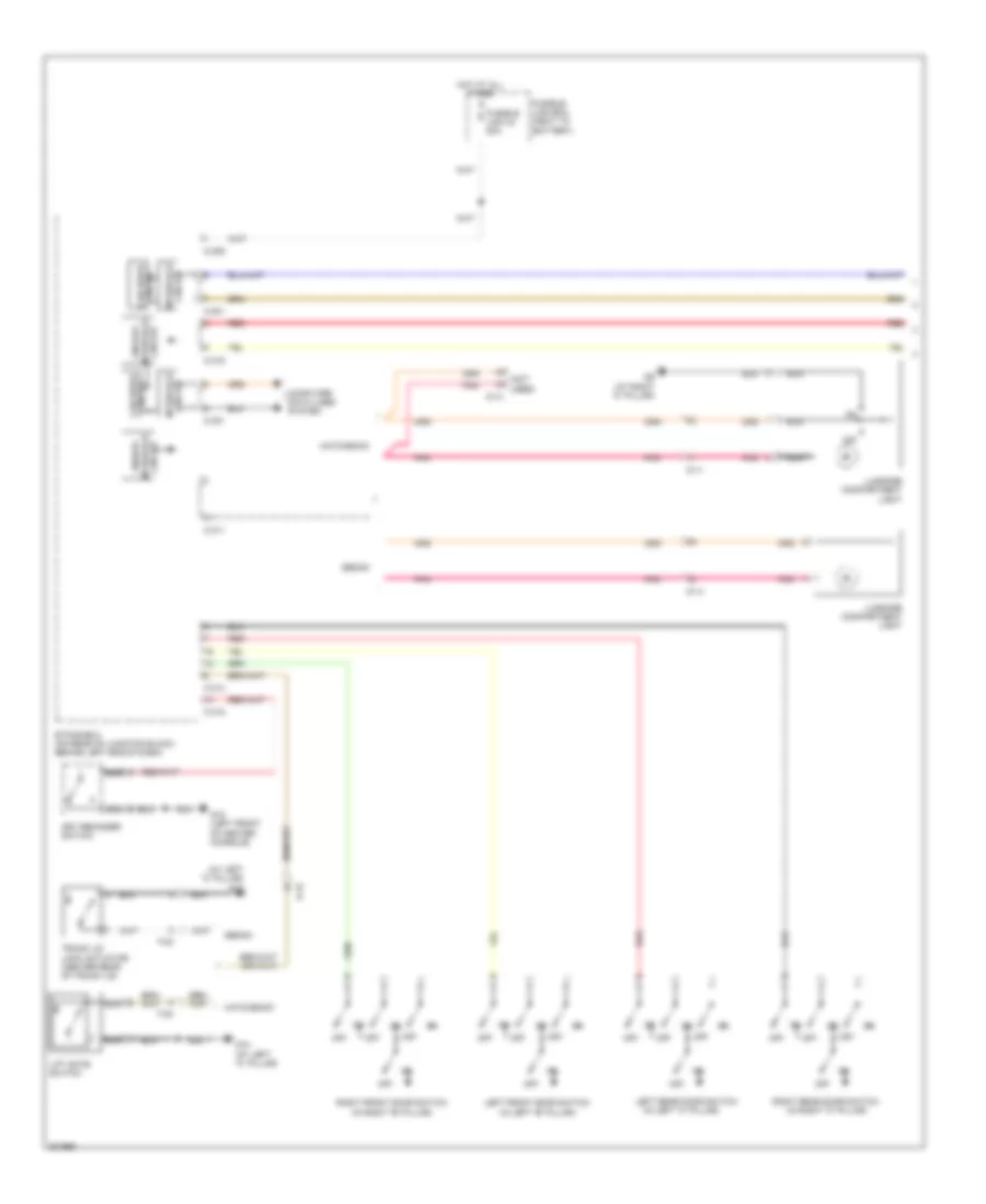 Courtesy Lamps Wiring Diagram, Except Evolution (1 of 2) for Mitsubishi Lancer GTS 2010