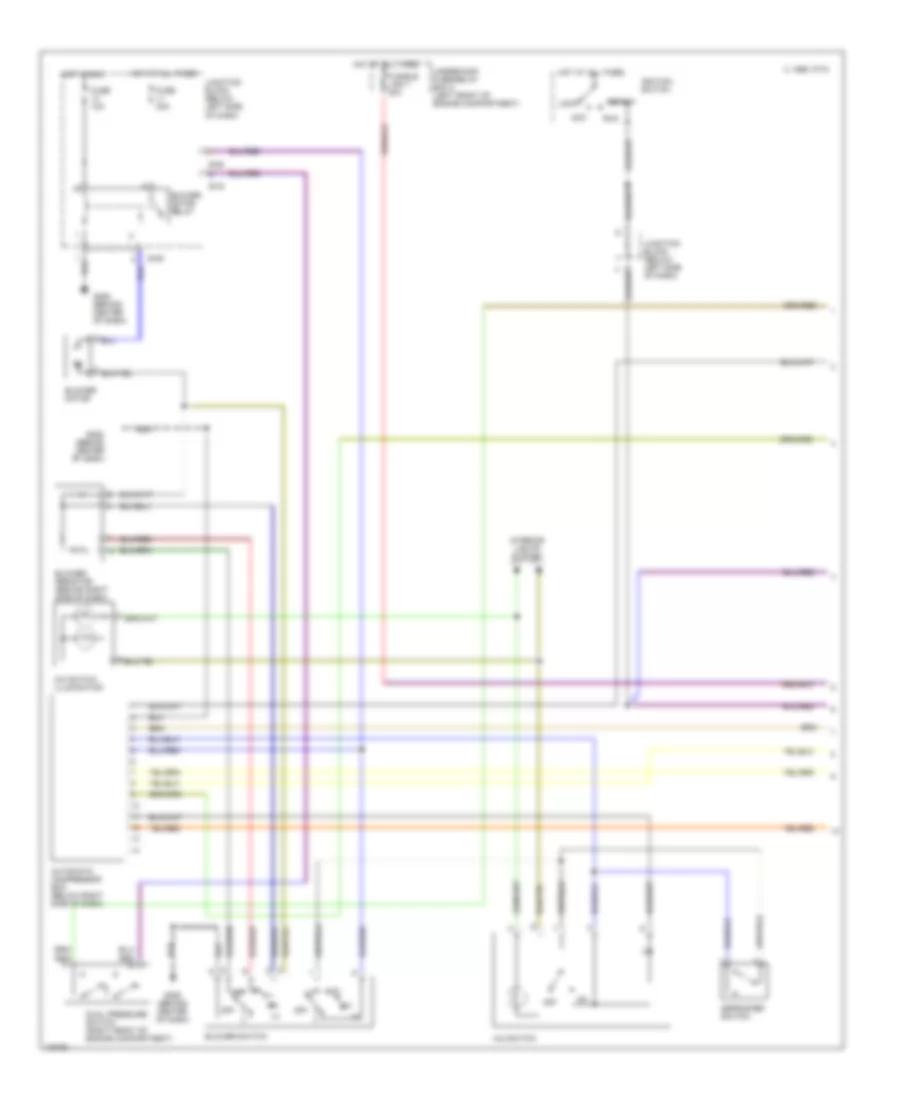 2 0L A C Wiring Diagram A T 1 of 2 for Mitsubishi Eclipse GS 1998