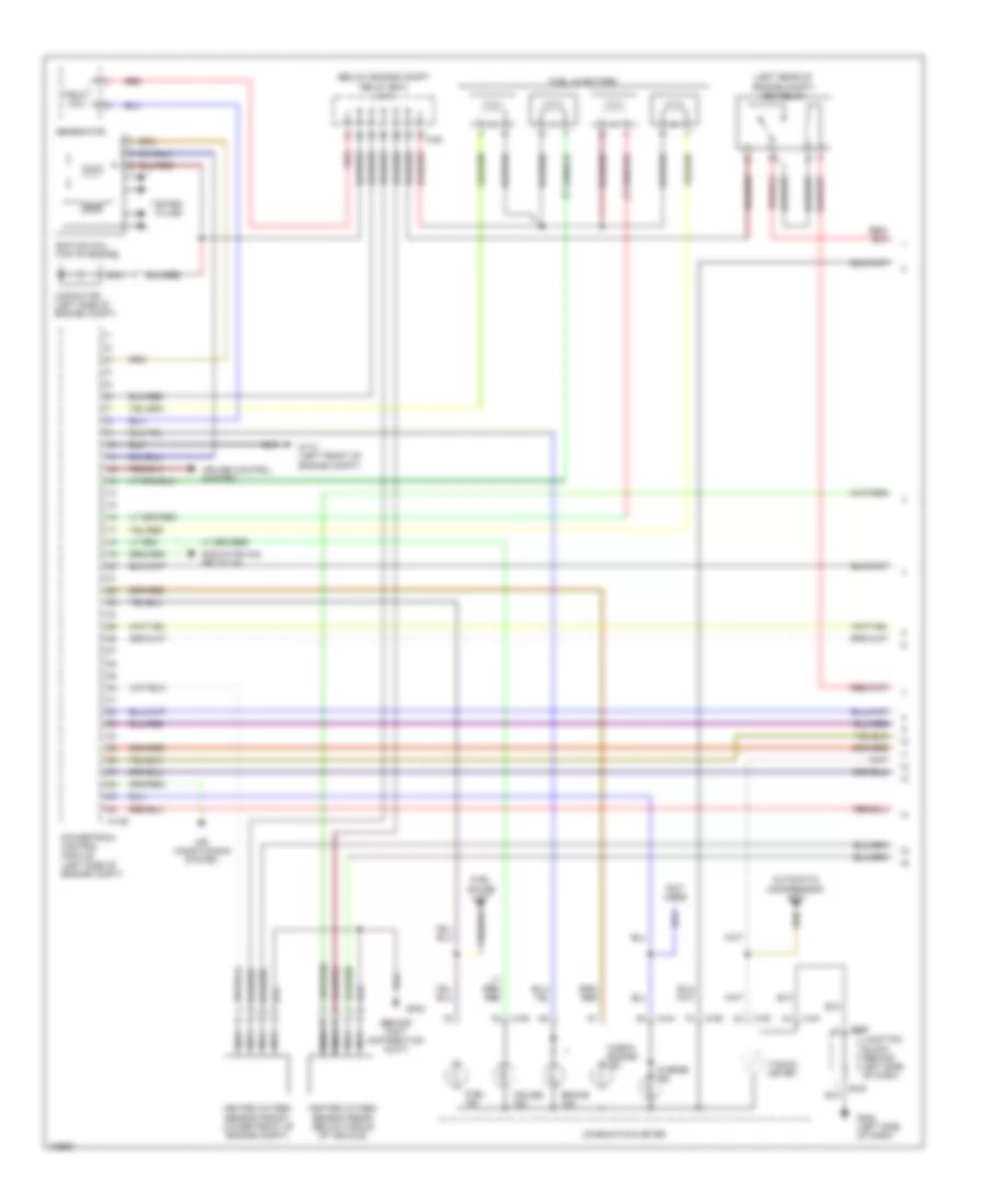 2.0L, Engine Performance Wiring Diagrams (1 of 3) for Mitsubishi Eclipse GS 1998