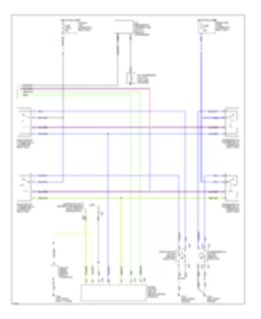 A C Wiring Diagram 2 of 2 for Mitsubishi Galant LS 1996