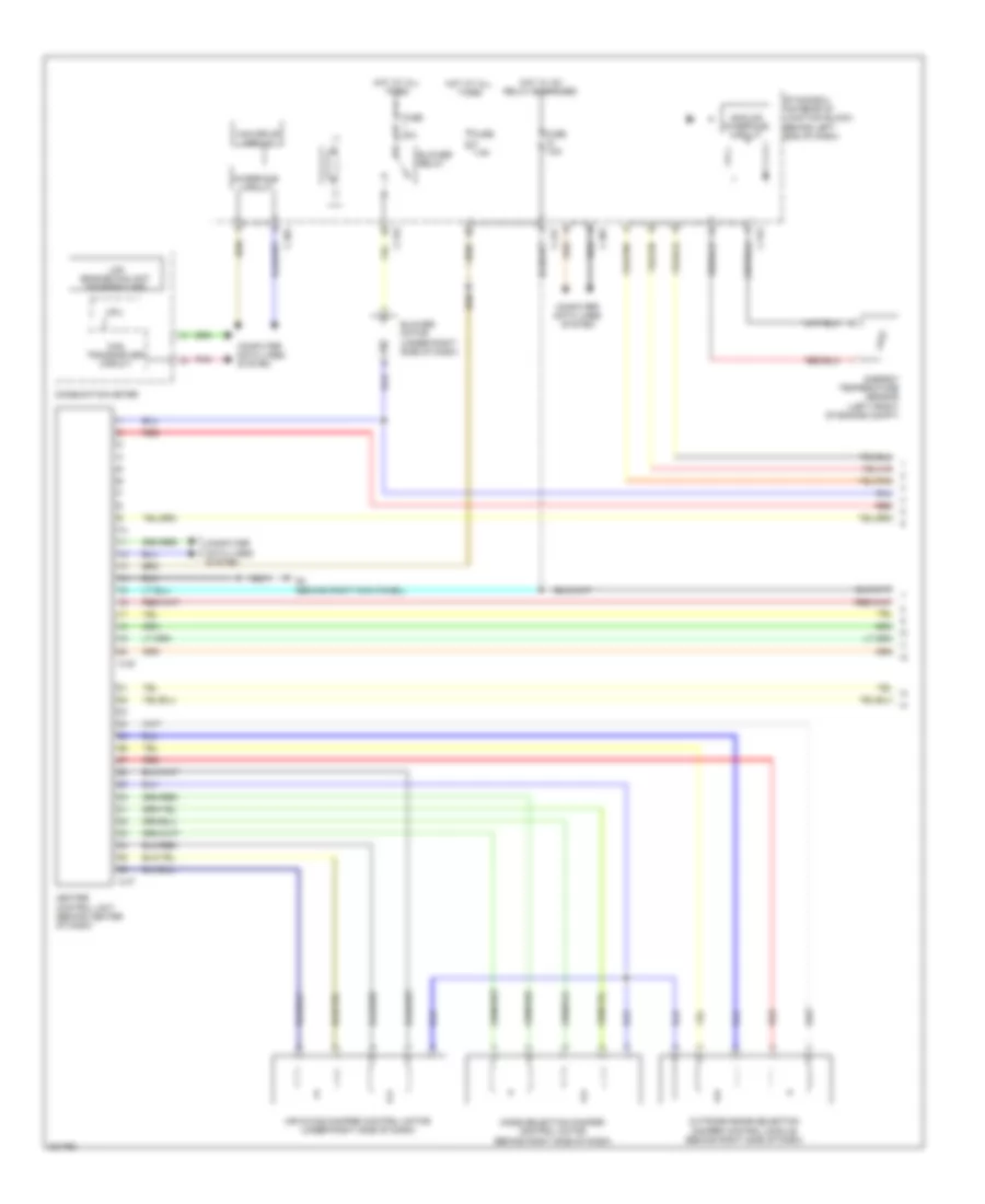 2.0L, Manual AC Wiring Diagram (1 of 3) for Mitsubishi Lancer Ralliart 2010