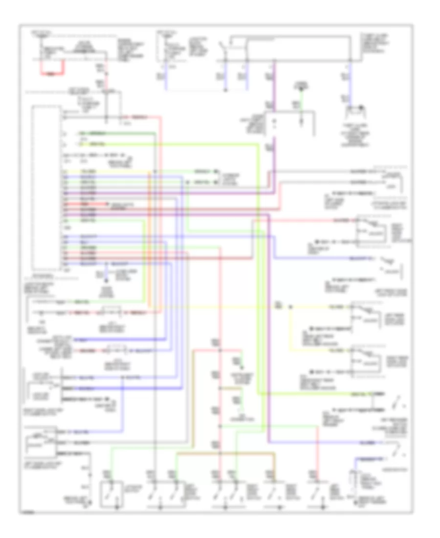 Forced Entry Wiring Diagram for Mitsubishi Montero Sport Limited 2002