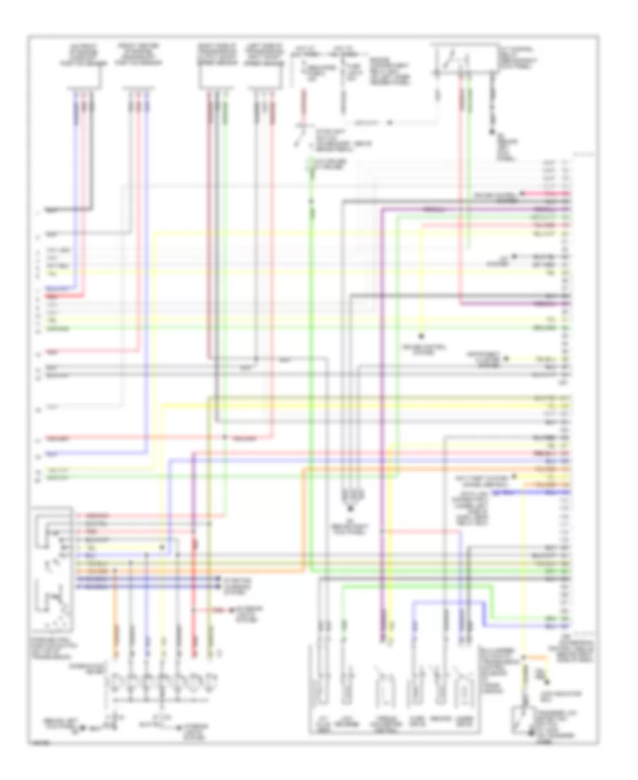 3.0L, Engine Performance Wiring Diagrams (4 of 4) for Mitsubishi Montero Sport Limited 2002