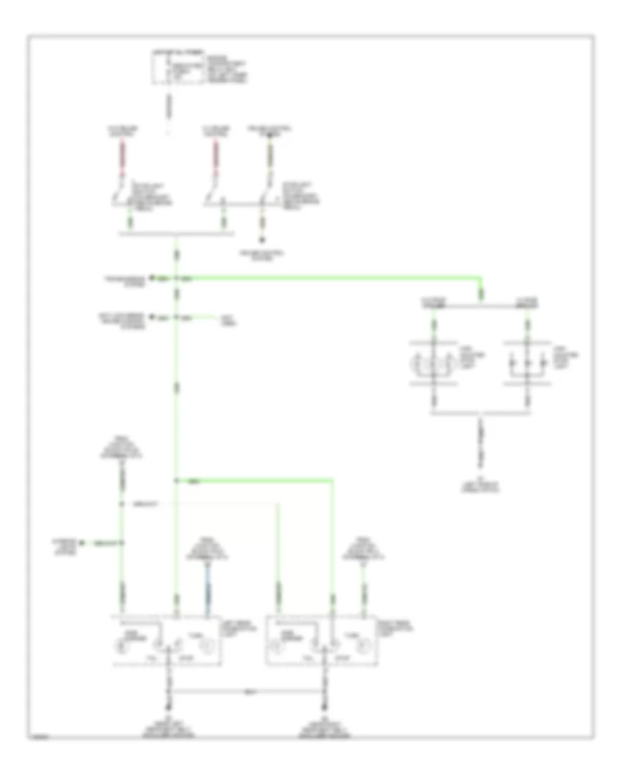 Exterior Lamps Wiring Diagram 2 of 2 for Mitsubishi Montero Sport Limited 2002