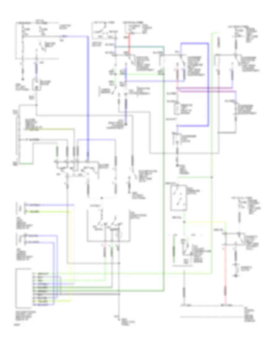 A C Wiring Diagram for Mitsubishi Eclipse GS 1994