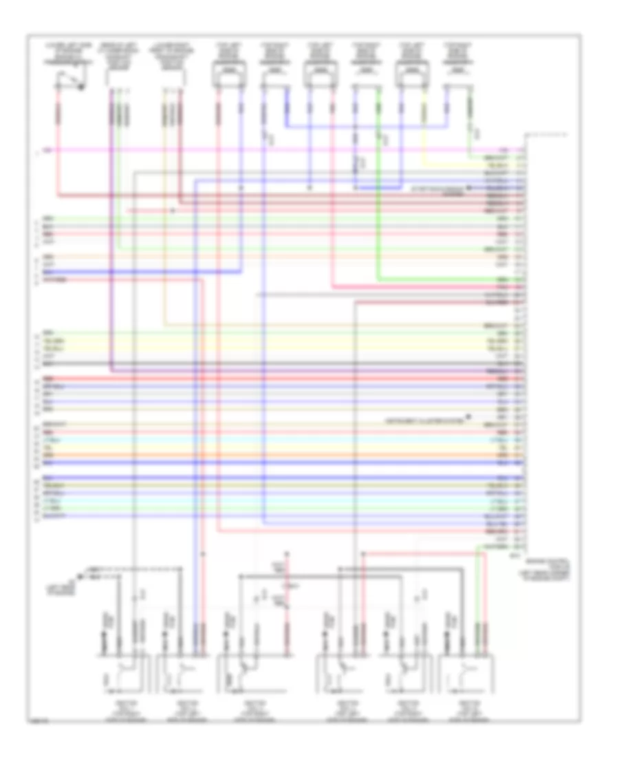 3.0L, Engine Performance Wiring Diagram (4 of 4) for Mitsubishi Outlander ES 2010