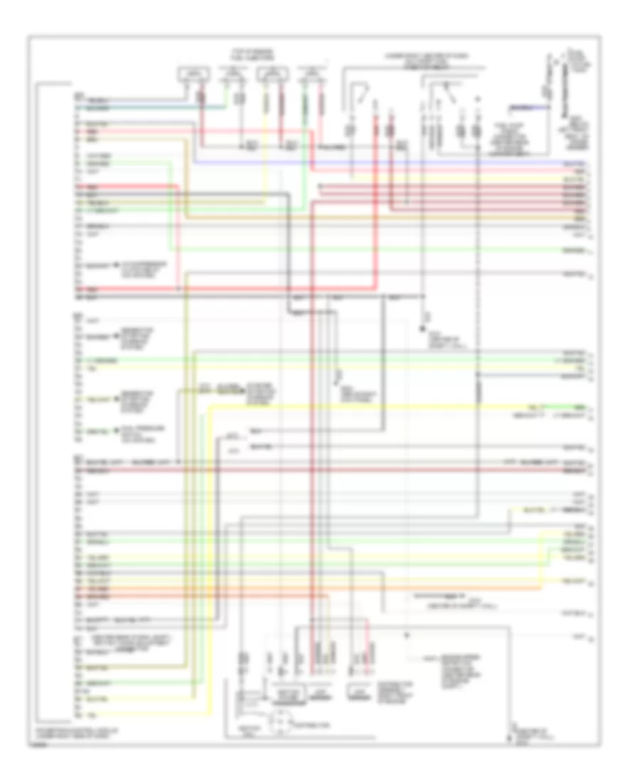 1 5L Engine Performance Wiring Diagrams California 1 of 2 for Mitsubishi Mirage LS 1996